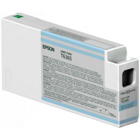 Epson T6365 Cartuccia inchiostro ciano chiaro per STYLUS PRO 7900 (700ml) 1pz - C13T636500 - C92E20028