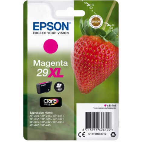 Epson T2993 XL Cartuccia inchiostro magenta per EXPRESSION HOME XP 235 (6,4ml) 1pz - C13T29934012 - C92E20108