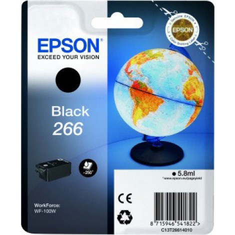 Epson T2661 Cartuccia inchiostro nero per WORKFORCE WF 100W (5,8ml) 1pz - C13T26614010 - C92E22053