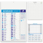 Calendario olandese 30x47cm 12 fogli 70gr - C92PA636