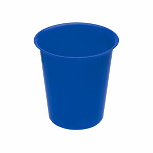 Plastic Cestino gettacarta tipo chiuso 13lt Dimensioni prodotto  H 31,5 cm diametro 30 cm colore blu